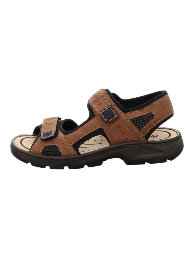 rieker Schnürschuhe^Komfort Sandalen in Braun