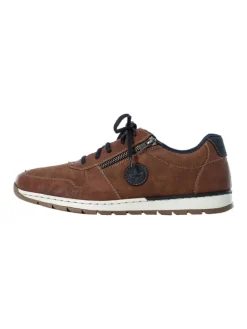 Komfort Schnürschuhe in Braun><noscript><img width=