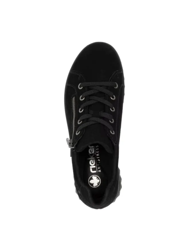 Komfort Schnürschuhe in Schwarz>rieker New