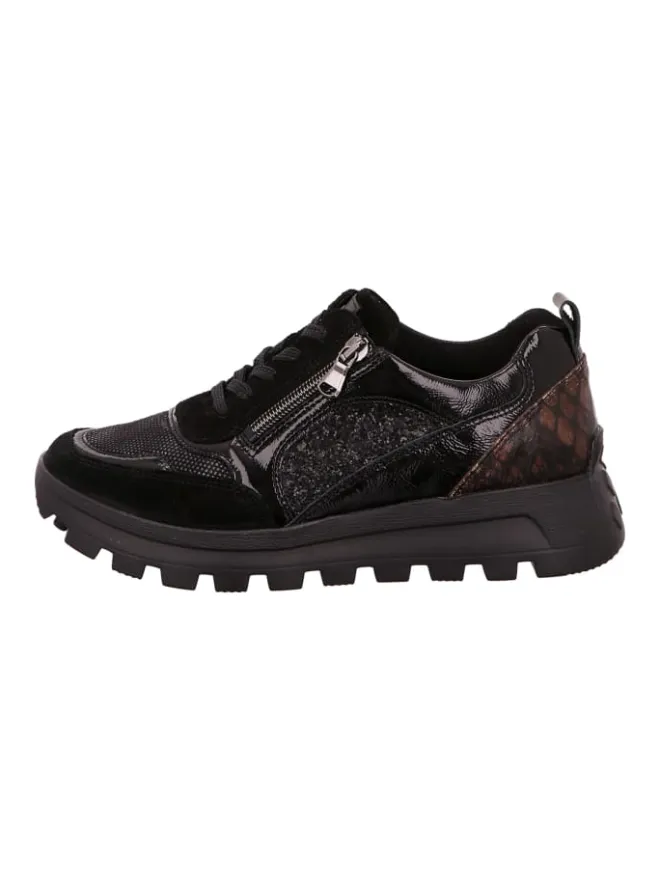 Komfort Schnürschuhe in Schwarz>WALDLÄUFER Online