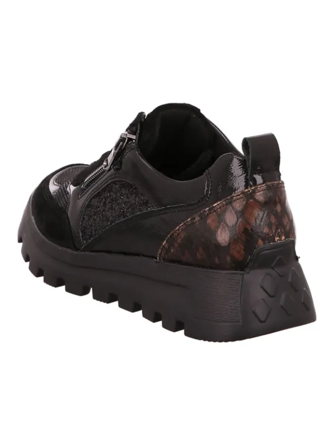 Komfort Schnürschuhe in Schwarz>WALDLÄUFER Online
