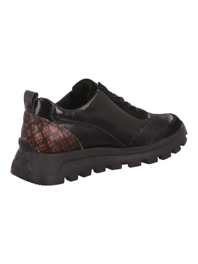 Komfort Schnürschuhe in Schwarz>WALDLÄUFER Online