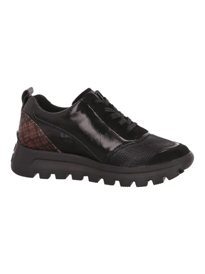 Komfort Schnürschuhe in Schwarz>WALDLÄUFER Online