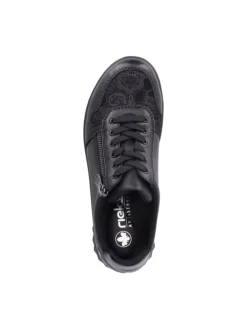 rieker Schnürschuhe^Komfort Schnürschuhe in Schwarz