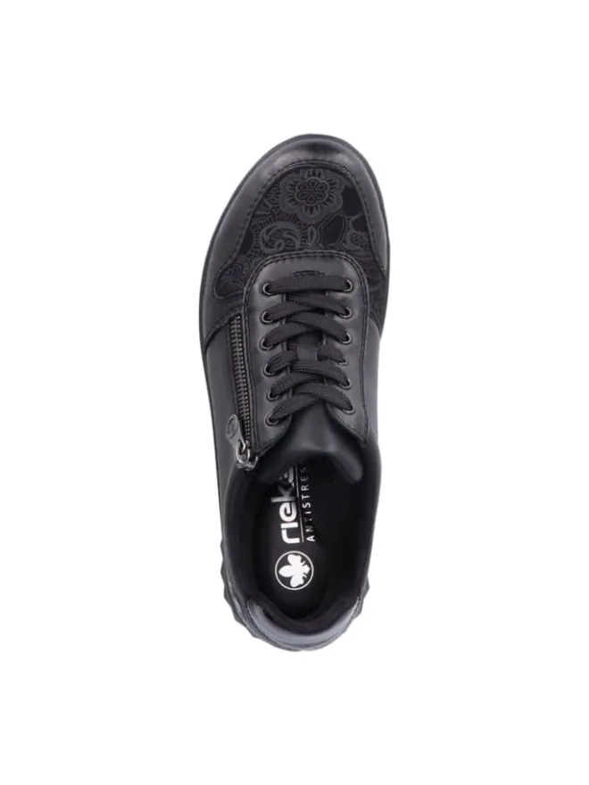 rieker Schnürschuhe^Komfort Schnürschuhe in Schwarz