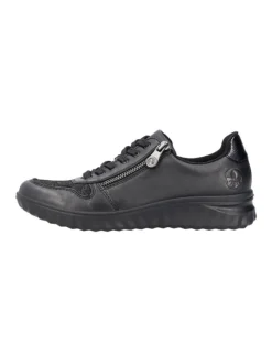 rieker Schnürschuhe^Komfort Schnürschuhe in Schwarz