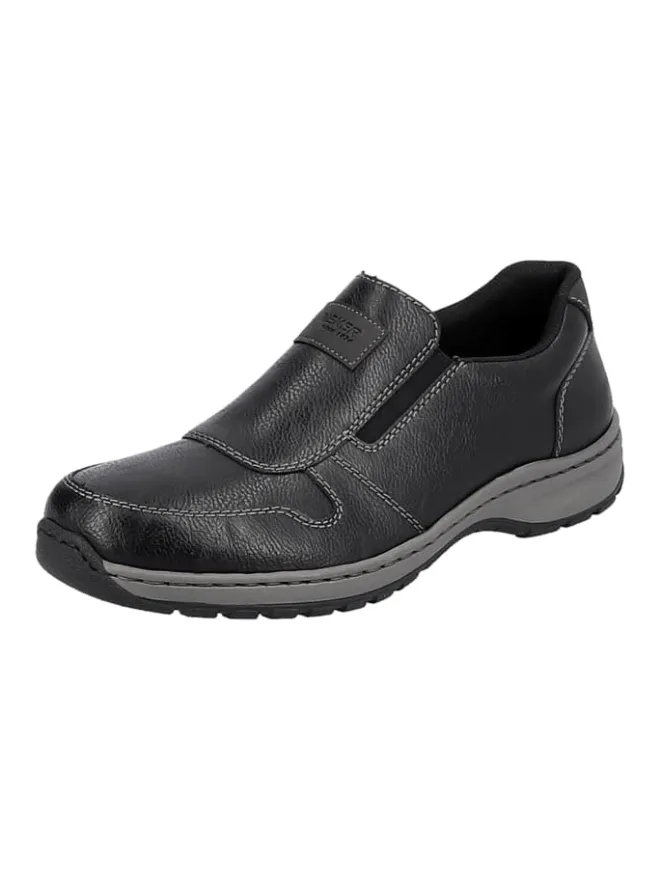 rieker Halbschuhe^Komfort Slipper in Schwarz