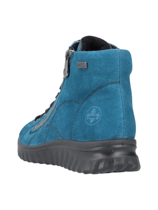 Komfort Stiefeletten in Blau>rieker Discount