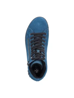 Komfort Stiefeletten in Blau><noscript><img width=