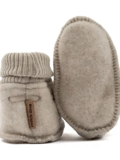 Krabbelschuhe in Beige><noscript><img width=