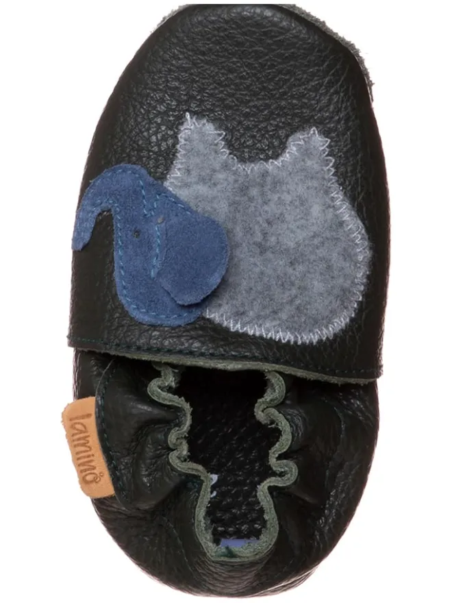 lamino Krabbelschuhe^Krabbelschuhe in Dunkelgrün