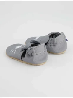 Krabbelschuhe in Grau><noscript><img width=