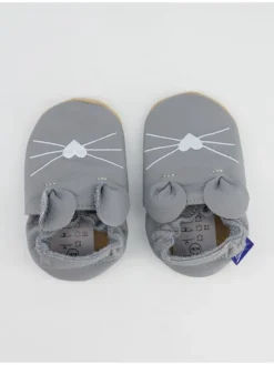 Krabbelschuhe in Grau><noscript><img width=