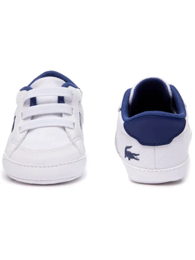 Lacoste Krabbelschuhe^Krabbelschuhe in Weiß/Blau