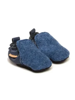 Krabbelschuhe Plain in blau>Gottstein Outlet