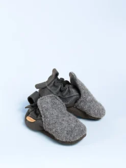 Gottstein Krabbelschuhe^Krabbelschuhe Plain in grau