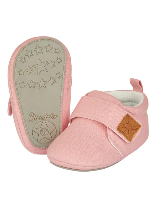 Sterntaler Krabbelschuhe^Krabelschuhe uni in rosa