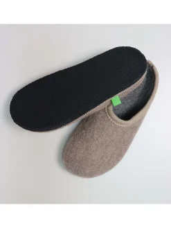 Kaiser Naturfellprodukte Hausschuhe|Clogs & Pantoletten^Lammfell-Hausschuhe in Beige