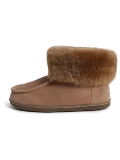 Lammfell-Hausschuhe "Oslo" in Beige>Kaiser Naturfellprodukte Outlet