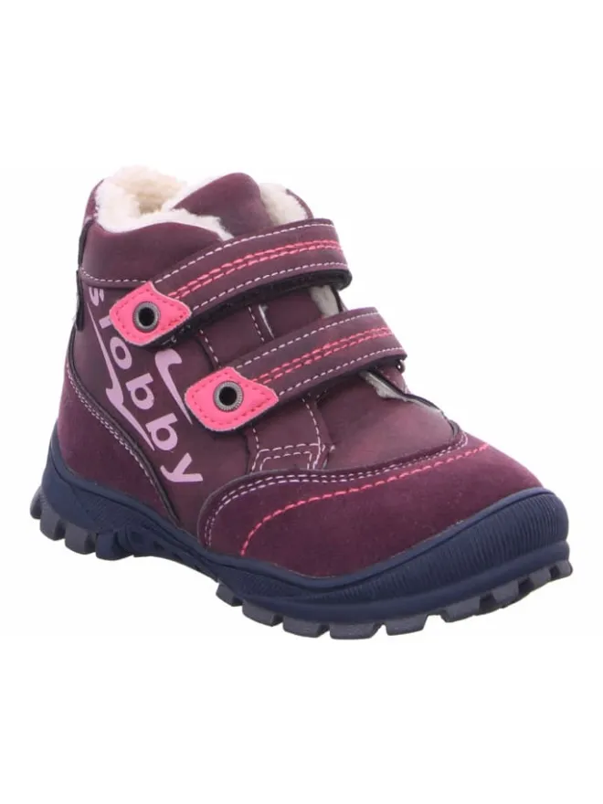 Slobby Lauflernschuhe^Lauflernschuh Gefüttert in bordeaux