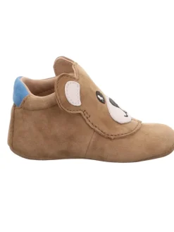 Lauflernschuh PAPAGENO in Braun/Hellblau><noscript><img width=