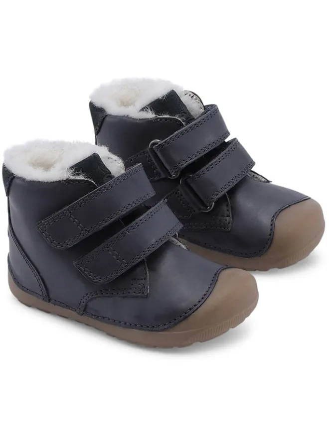 Bundgaard Lauflernschuhe^Lauflernschuhe "Petit Mid Winter Strap" in Dunkelblau