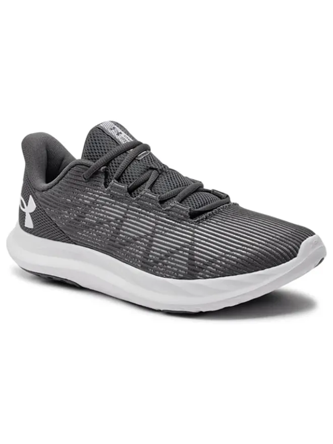 Under Armour Sportschuhe^Laufschuhe "Charged Speed Swift" in Grau/ Weiß