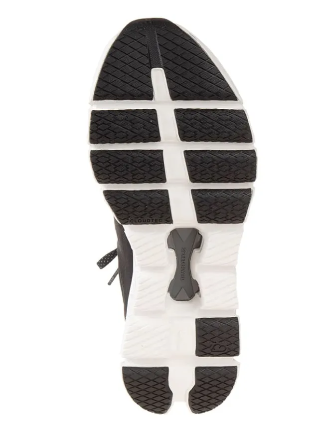 ON RUNNING Sportschuhe^Laufschuhe "Cloud x4" in Schwarz/ Weiß