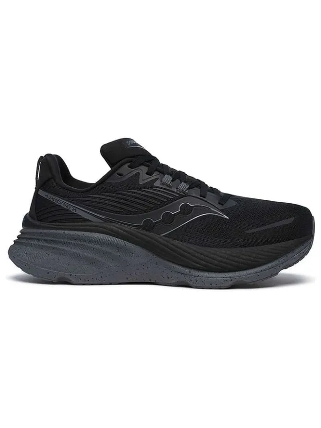 Laufschuhe "Hurricane 24" in Schwarz/ Anthrazit>Saucony Discount