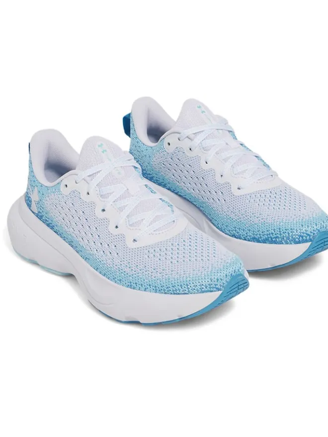 Laufschuhe in Weiß/ Hellblau>Under Armour Outlet