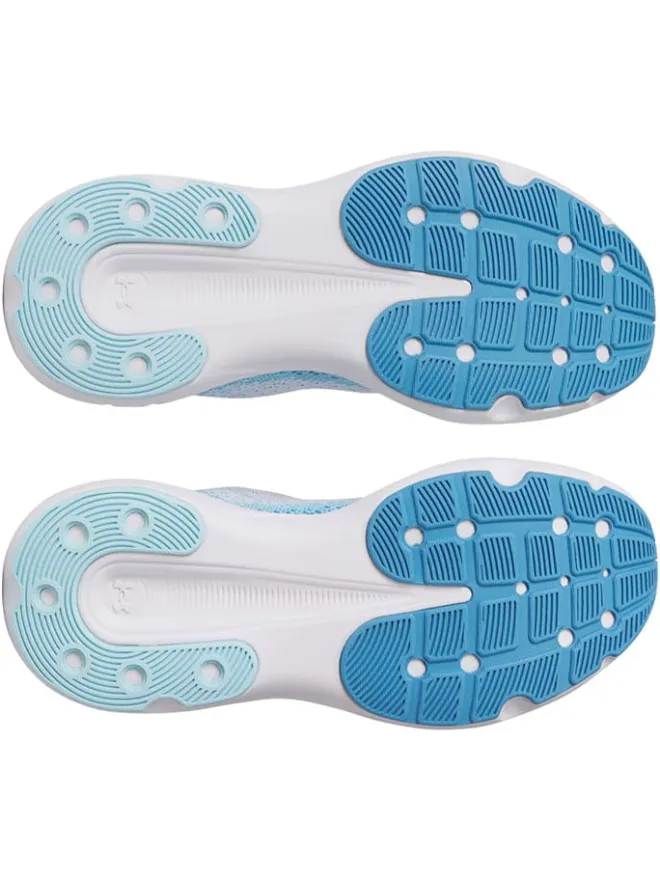 Laufschuhe in Weiß/ Hellblau>Under Armour Outlet