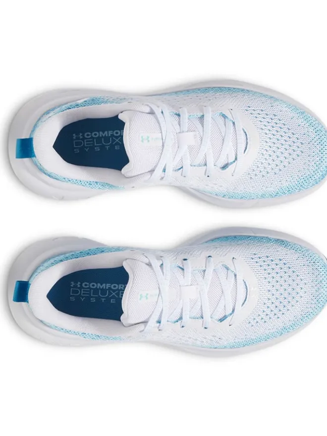Laufschuhe in Weiß/ Hellblau>Under Armour Outlet