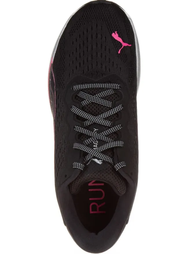 Laufschuhe "Magnify Nitro Knit" in Schwarz/ Weiß/ Pink>Puma