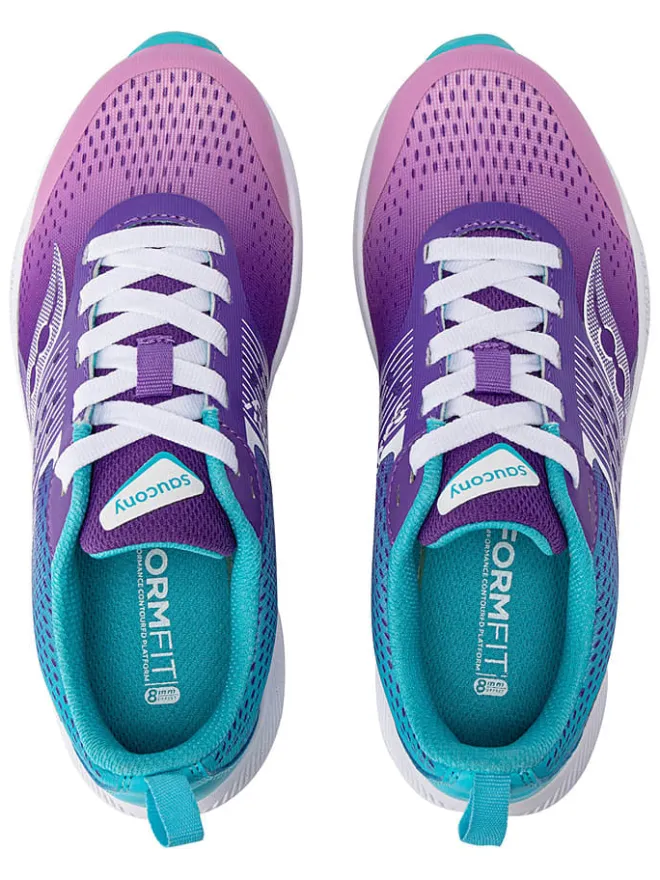 Laufschuhe "Ride" in Türkis/ Lila>Saucony