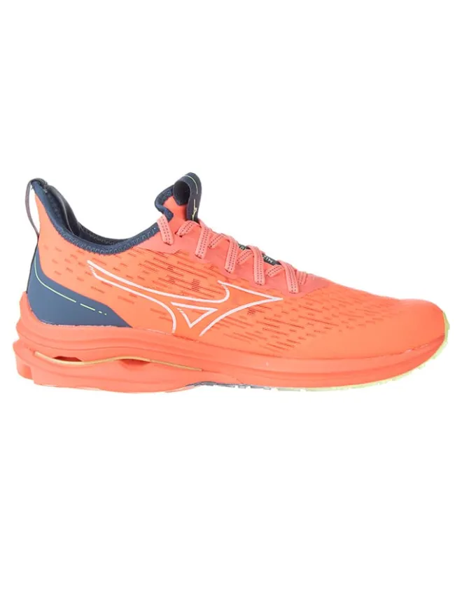 Mizuno Sportschuhe^Laufschuhe "Wave Ride Neo 2" in Orange/ Blau