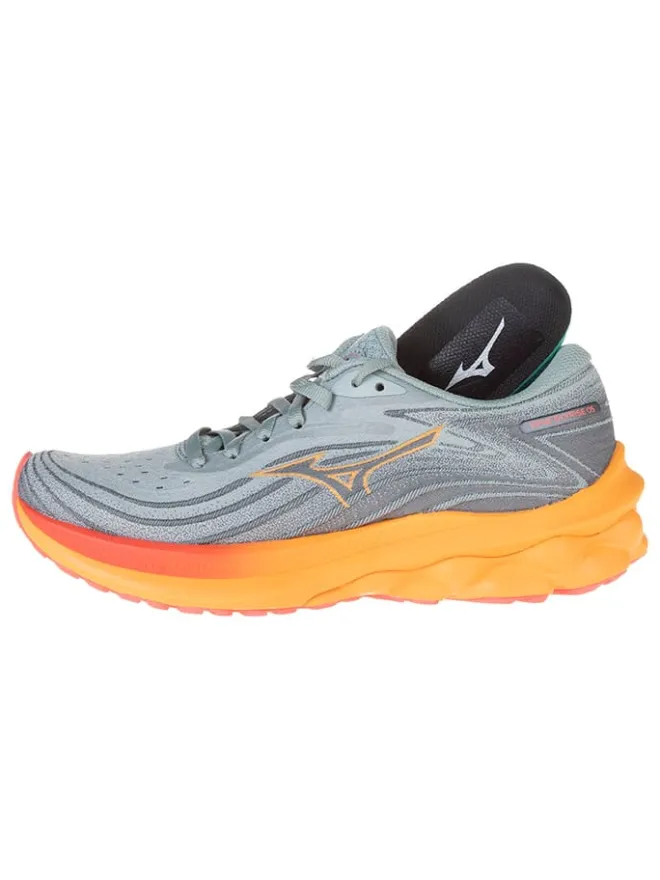 Laufschuhe "Wave Skyrise Wos" in Grau/ Orange>Mizuno New