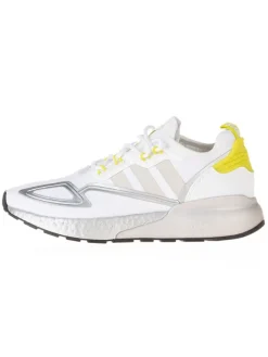 adidas Sportschuhe^Laufschuhe "ZX 2K Boost" in Weiß/ Beige/ Silber