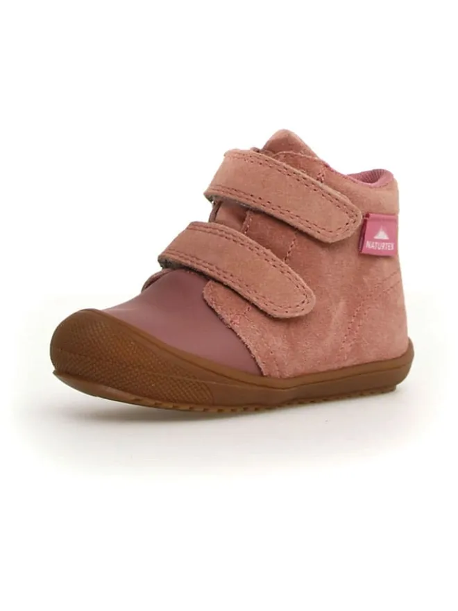 Naturino Stiefel & Boots^Leder Ankle-Boots "Leoti" in Rosa