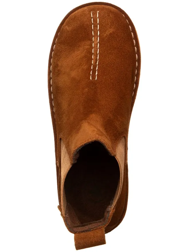 El Naturalista Stiefeletten·Chelsea Boots^Leder Chelsea-Boots in Hellbraun