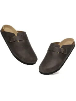 Leder Sandalen Hardhead in Braunes geöltes Leder><noscript><img width=