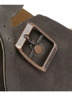 Leder Sandalen Hardhead in Braunes geöltes Leder><noscript><img width=