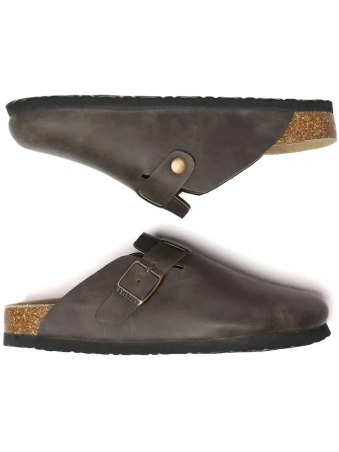 Leder Sandalen Hardhead in Braunes geöltes Leder>EVERAU Australia New