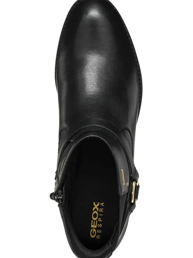 Geox Stiefeletten^Leder-Ankle-Boots "Felicity" in Schwarz