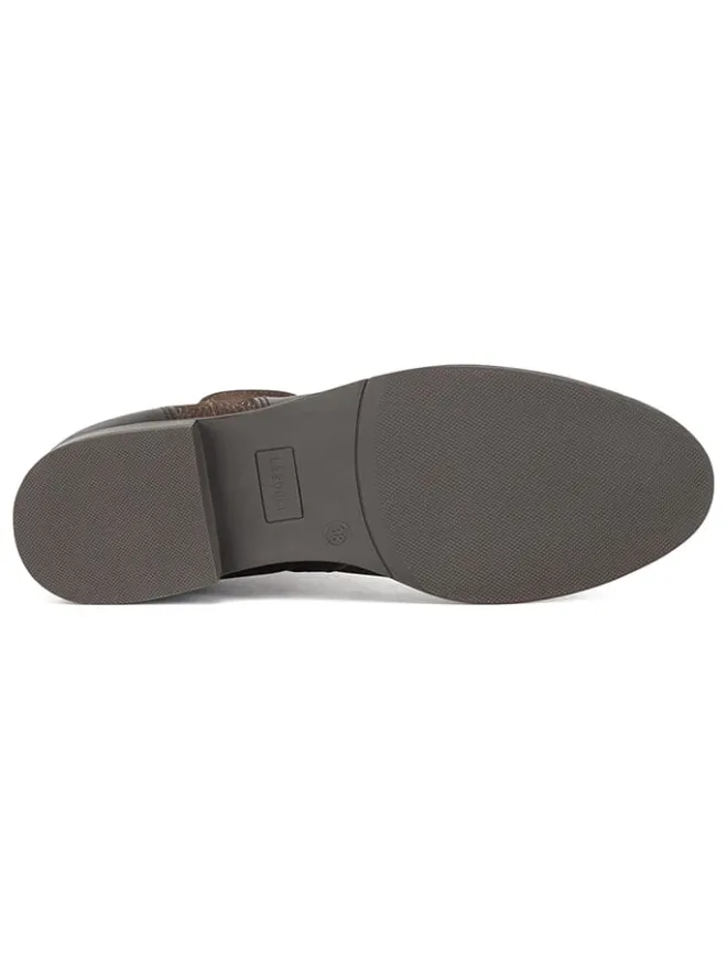 Leder-Ankle-Boots in Braun>Lasocki
