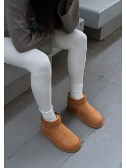 trendyol Stiefeletten^Leder-Ankle-Boots in Hellbraun