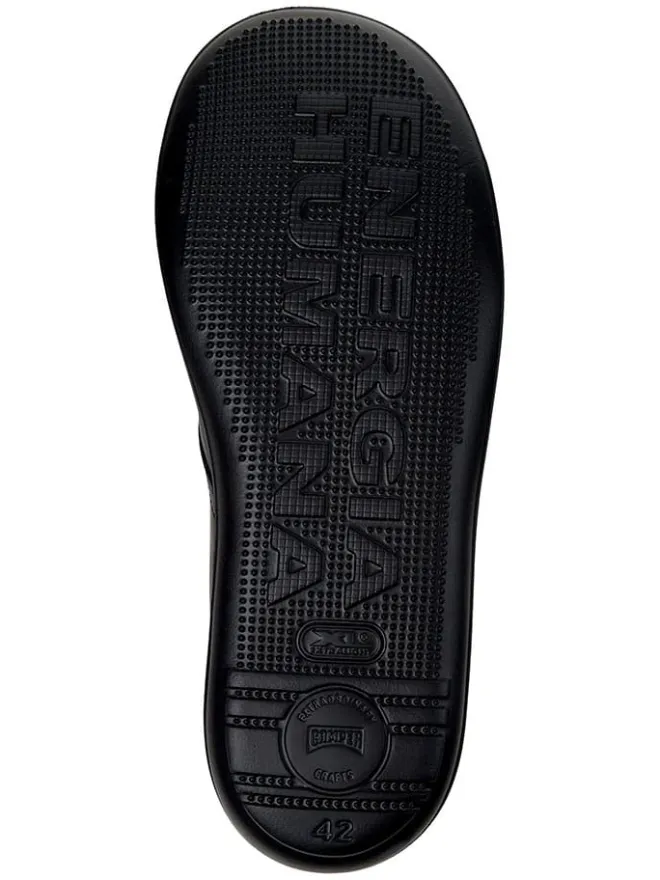 Leder-Ankle-Boots in Schwarz>Camper Clearance