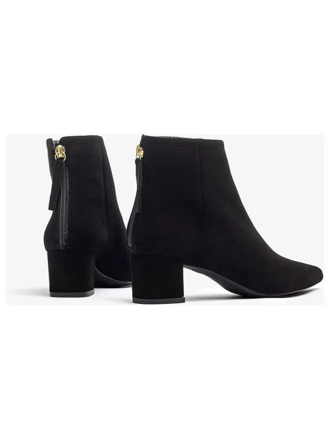 Unisa Stiefeletten^Leder-Ankle-Boots in Schwarz
