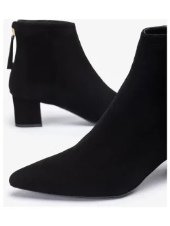 Unisa Stiefeletten^Leder-Ankle-Boots in Schwarz