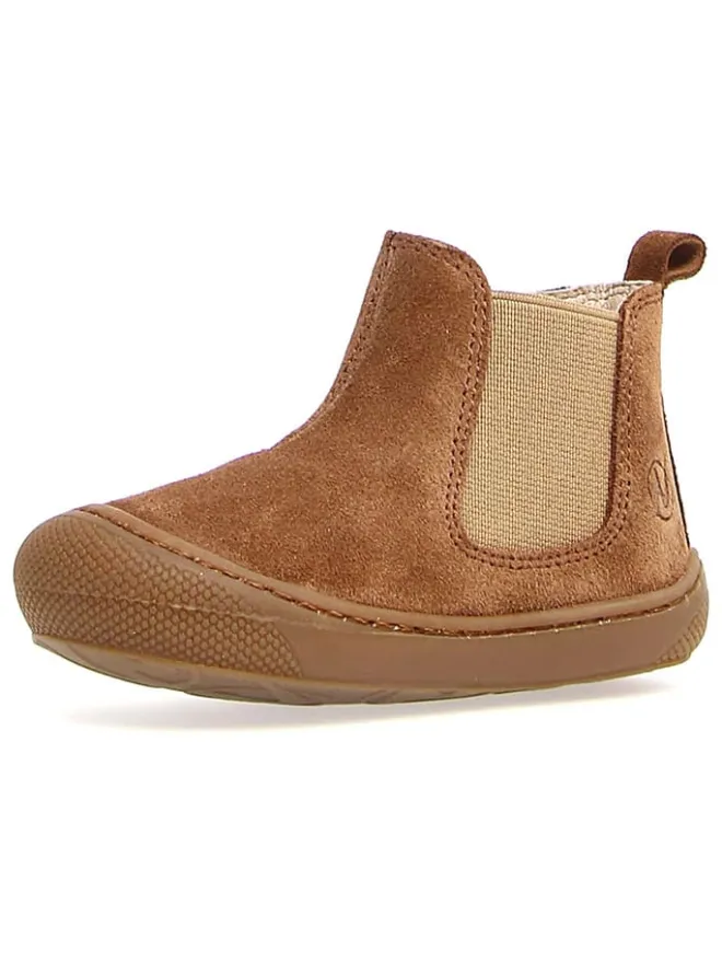 Leder-Ankle-Boots "Sally" in Braun>Naturino Discount