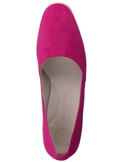 Leder-Ballerinas in Pink><noscript><img width=